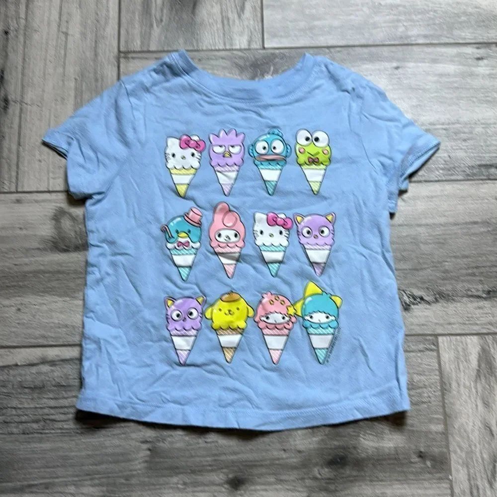 Old Navy Toddler Kids Hello Kitty® Unisex Graphic T-Shirt  Blue Size 3T